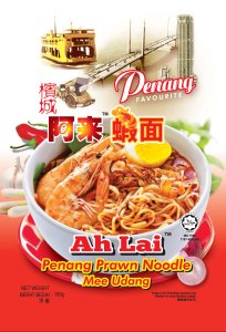 Penang Ah Lai Prawn Noodles (100g x 4 packs x 12 bags)