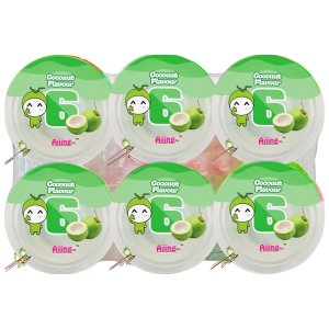 Aiiing Jelly Cups 110g x 6 cups x 16 pkts - Coconut